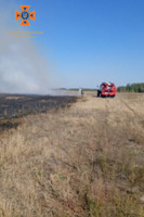 Вишгородський район: за минулу добу рятувальники 3 рази залучались на гасіння   трав’яного настилу