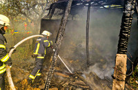 Білоцерківський район: рятувальники ліквідували загорання тимчасової споруди