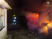 Обухівський район: рятувальники ліквідували загорання господарчої будівлі