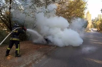 М. Кам’янське: вогнеборці ліквідували загорання легкового автомобіля