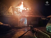 Бориспільський район: ліквідовано загорання приватної літньої кухні
