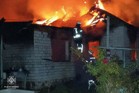 Київська область: внаслідок загорання житлового будинку постраждав чоловік