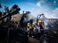 Київська область: ліквідовано пожежу у котлі для переробки гуми