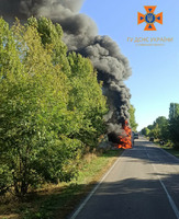 Білоцерківський район: ліквідовано загорання вантажного автомобіля