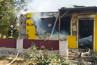 Оратівські рятувальники ліквідували пожежу в магазині