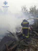 Вишгородський район: рятувальники ліквідували загорання господарчої споруди