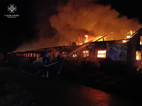 Білоцерківський район: ліквідовано загорання будівлі недіючої ферми