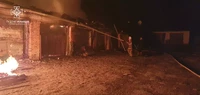 Житомирський район: рятувальники ліквідували пожежу у гаражах