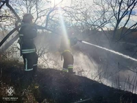 На Кіровоградщині рятувальники ліквідували 10 пожеж на відкритих територіях