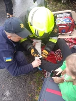 Рятувальники ліквідували наслідки ДТП де травмувалося 7 осіб, з них п’ятеро-діти