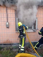 Вчора ввечері рятувальники ліквідовували пожежу в приватному господарстві в місті Сарни