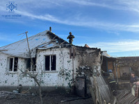 Куп’янські рятувальники ліквідували дві пожежі спричинені ворожими обстрілами