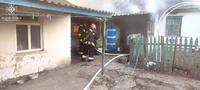 Кіровоградська область: рятувальники та бійці МПК ліквідували пожежу будинку
