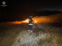 Білоцерківський район: рятувальники ліквідували загорання трав`яного настилу