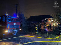 Вінниця: бійці ДСНС ліквідували пожежу в приватному житловому будинку