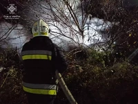 Кропивницький: рятувальники ліквідували пожежу на відкритій території