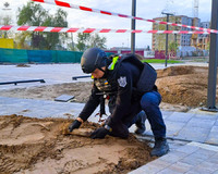 Піротехніки знешкодили мінометну міну, яку виявили в Ужгороді