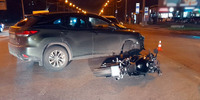 Поліція Полтави встановлює обставини ДТП, в якій постраждав водій мотоцикла