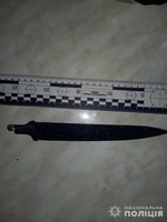 Поліцейські Вінниччини затримали 48-річну зловмисницю, яка ножем завдала тілесних ушкоджень знайомому
