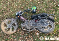 На Полтавщині поліція встановлює обставини ДТП, в якій травмовано пасажира мотоцикла