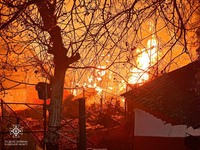 Рятувальники ліквідували пожежу 3-х дерев’яних споруд.