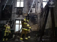 Миколаївська область: вогнеборці ліквідовали пожежу покрівлі церкви площею 100 кв. м