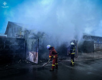 Київська область: ліквідовано загорання металевої будівлі
