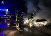 Вишгородський район: ліквідовано загорання легкового автомобіля