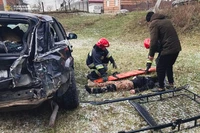Чортківський район: співробітники ДСНС врятували людину, що постраждала внаслідок ДТП