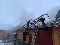 У Рівненському районі вогнеборці ліквідували пожежу в приватному господарстві