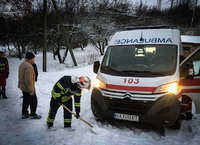 Київська область: впродовж доби рятувальники двічі надавали допомогу працівникам швидкої медичної допомоги