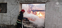 У Вінниці ліквідовано пожежу на території колишнього підприємства