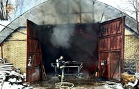 Фастівський район: ліквідовано загорання ангару на підприємстві