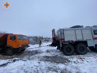 Білоцерківський район: рятувальники надали допомогу в буксируванні вантажного автомобіля