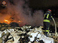 Фастівський район: рятувальниками ліквідовано загорання сміття