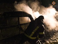 Броварський район: рятувальники ліквідували загорання легкового автомобіля