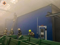 Білоцерківський район: рятувальники ліквідували загорання на заводі сільськогосподарської техніки
