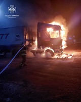 Київська область: під час пожежі у вантажівці загинув чоловік