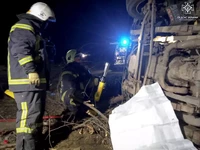 Миколаївська область: рятувальники надали допомогу в ліквідації наслідків дорожньо-транспортної пригоди