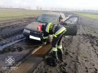 Кропивницький район: рятувальники двічі залучались для надання допомоги водіям на складних ділянках доріг