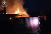 Куп’янський район: вогнеборці ліквідували пожежу, яка стала наслідком ворожого обстрілу з реактивної артилерії