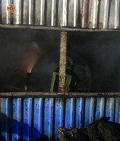 Броварський район: рятувальники ліквідували загорання мобільної споруди