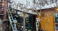 Обухівський район: рятувальники ліквідували загорання приватної господарчої споруди