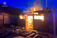 М. Кам’янське: співробітники ДСНС загасили пожежу на території приватного домоволодіння