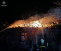 Миргородський р-н: вогнеборці загасили пожежу в будинку