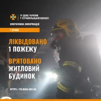 Кременецький район: ліквідовано пожежу житлового будинку
