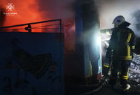 Білоцерківський район: рятувальники ліквідували загорання господарчої будівлі