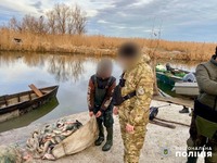 Незаконним виловом риби завдали державі майже 1,5 мільйона гривень шкоди: поліцейські викрили двох браконьєрів на озері Кугурлуй