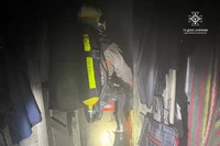 М. Нікополь: на пожежі надзвичайники врятували чоловіка