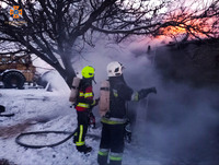 Вишгородський район: рятувальники ліквідували загорання в будівлі охорони та території одного з підприємств